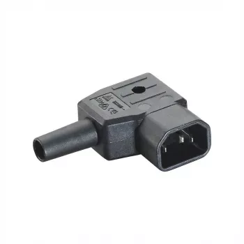 Ficha de aparelho C14 Bachmann 915.172 preto
