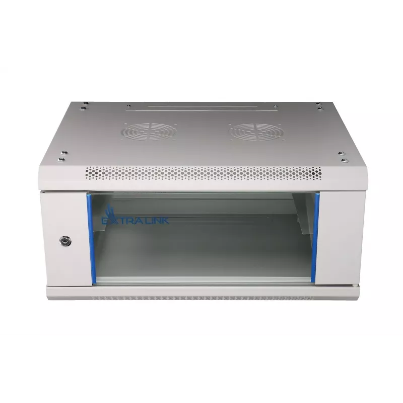 Rack de parede 4U 600x450 cinzento - Extralink