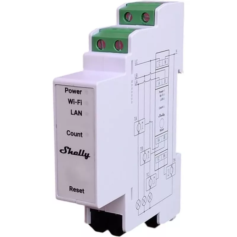 Shelly Pro 3EM-3CT63 WiFi / LAN