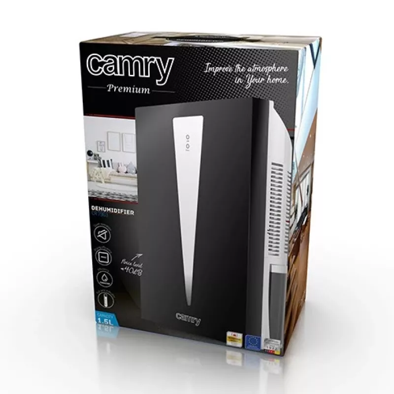 Desumidificador CAMRY CR 7903 1,5 L 100 W Preto, Branco