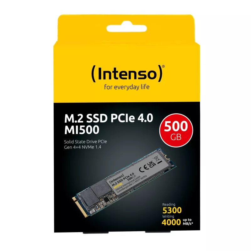Disco SSD Intenso M.2 500GB MI500 NVMe PCIe 4.0 x4