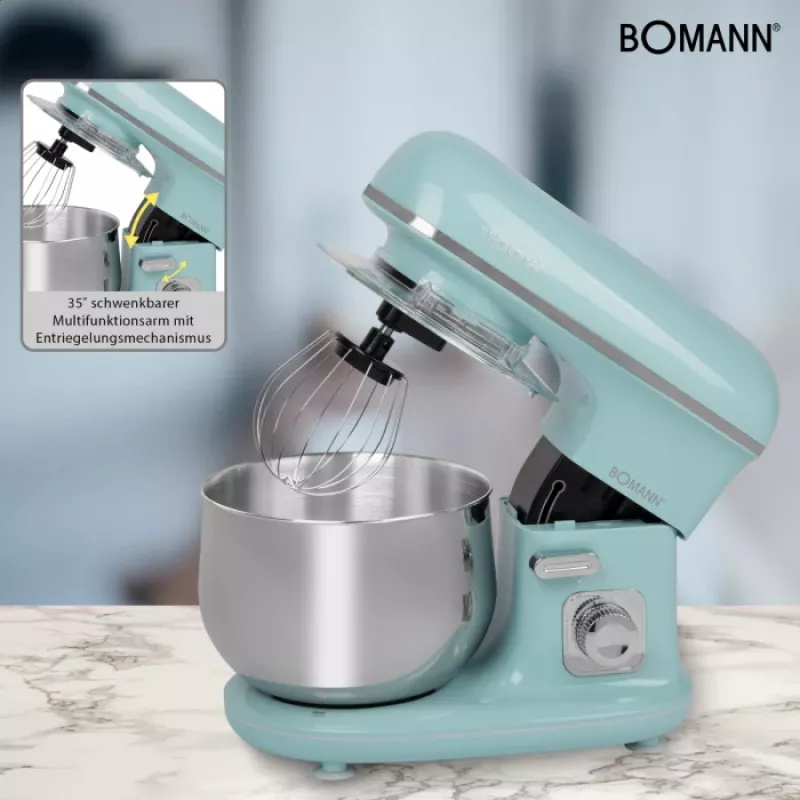 Robot de cozinha Bomann KM 6030 CB 1100 W 5 l cor menta