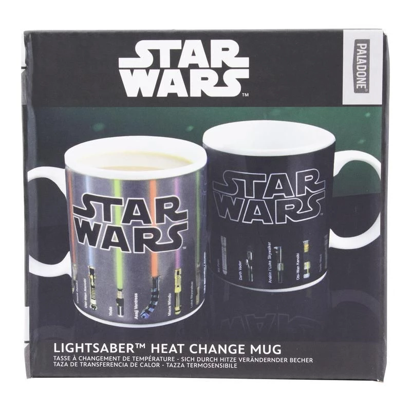 Caneca Paladone Star Wars Lightsaber que muda de cor com o calor