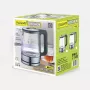 Chaleira elétrica Maestro MR-053 1,7 l 2200 W Corpo de vidro Preto com indicador de nível de água