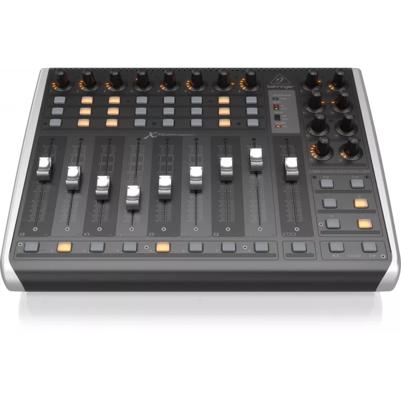 Behringer X-TOUCH COMPACT Teclado MIDI USB Preto