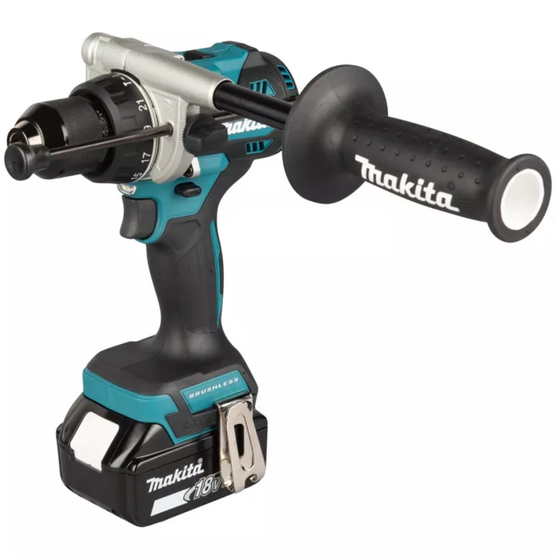 Berbequim aparafusador sem fios Makita DHP492Z 18 V a bateria, motor sem escovas, 2 velocidades, mandril 13 mm