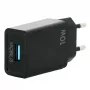 Mobilis - Fonte de alimentação - rápida - 10,5 Watt - QC (USB) - preto - Europa (001360)