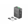 Switch de rede TP-Link IES206GPP gerido Gigabit Ethernet (10/100/1000) Power over Ethernet (PoE) preto