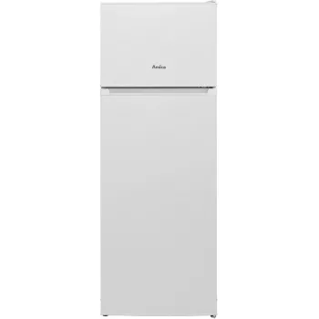 Combinado frigorífico-congelador AMICA FD2355.4(E) — 235 L, congelador em cima, branco, R600a, independente, 1450×540×570 mm