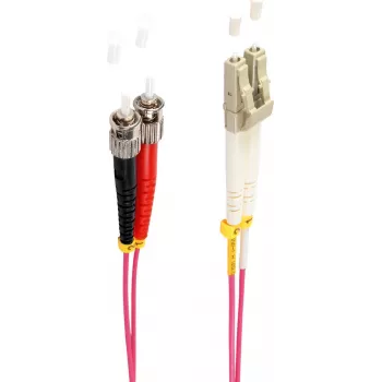 shiverpeaks BS77932/4. Comprimento do cabo: 5 m, Tipo de fibra: OM4, Conector 1: LC, Conector 2: ST, Diâmetro do núcleo: 50 µm, Full duplex, Cor do cabo: violeta (BS77932/4)