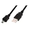 Cabo de ligação USB A / Mini-USB B M/M 1 m preto