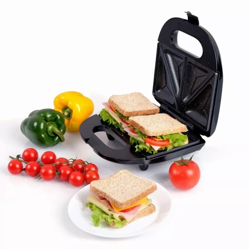 ELDOM Sanduicheira RUDDY, 750 W, placas de granito