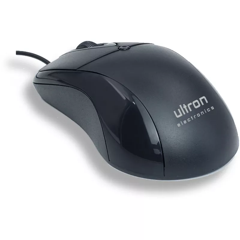 Conjunto de teclado e rato com fios Ultron UMC-200, preto