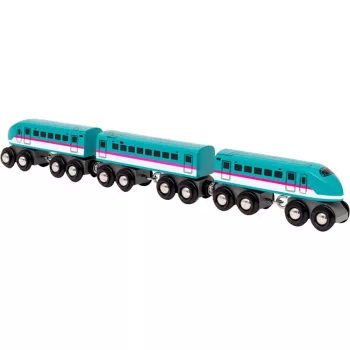 Comboio de brincar Ravensburger BRIO World Trains of the World Shinkansen E5 Hayabusa