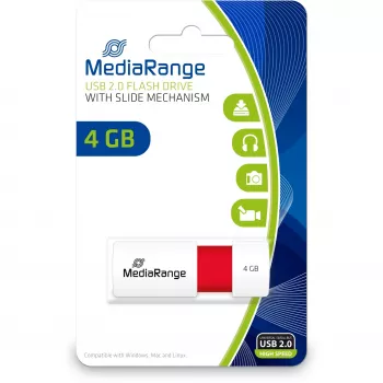 Pen drive MediaRange 4 GB USB Type-A 2.0 MR970