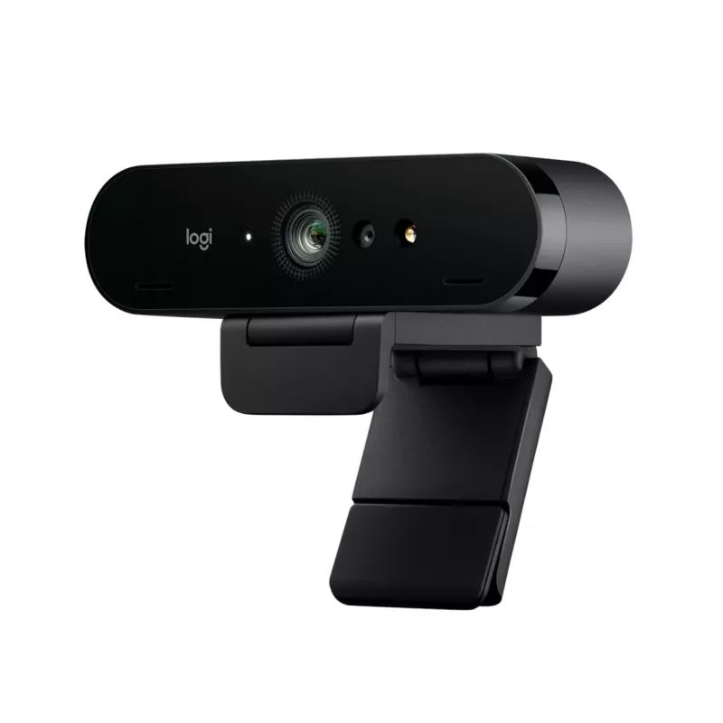 Logitech BRIO 4K Ultra HD Pro webcam 960-001106, 4096x2160, HDR, RightLight 3, zoom digital 5x, focagem automática, USB 3.0 (USB-C), preta
