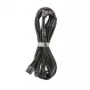Cabo de ligação CableMod C-Series Pro - Variante A, 90°, 16-Pin para 4x8-Pin PCIe, preto