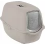 Caixa de areia para gatos rotho Kuweta Bailey bege – modelo 4004507422, caixa de areia compacta com tampa, filtro de carvão e pega