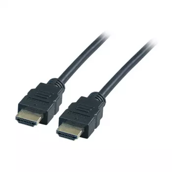 Cabo HDMI HighSpeed com Ethernet 4K30Hz EFB-Elektronik, A-A M-M, 0,5m, preto Fabricante: EFB Elektronik (K5430SW.0,5)