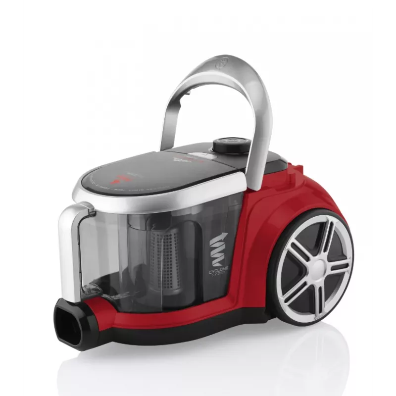ETA | Aspirador | ETA351790000 Stormy Turbo | Sem saco | Potência 800 W | Capacidade de pó 2,2 L | Preto/Vermelho