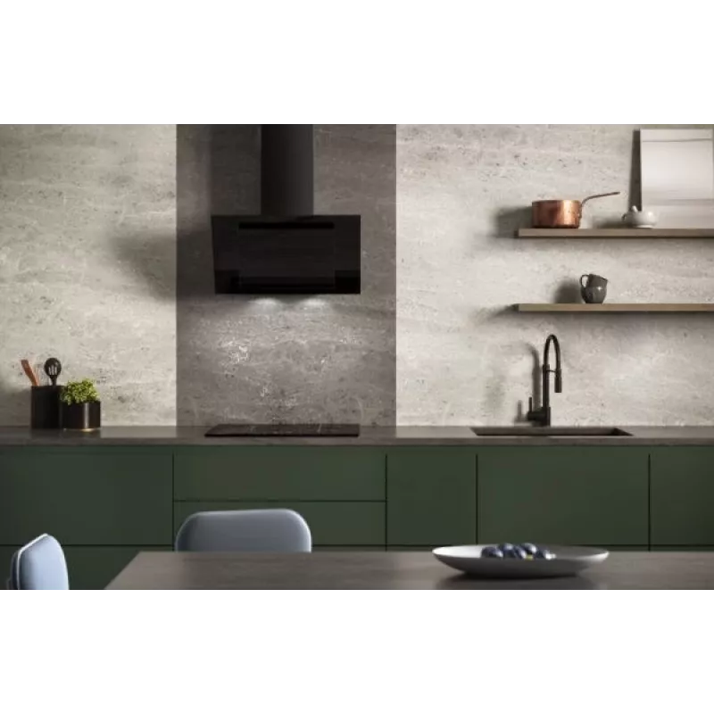 Exaustor de parede vertical Eco Duo Glass preto