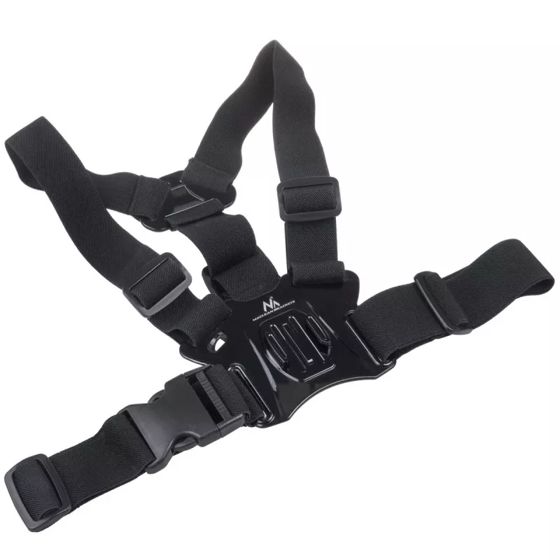 Arnês desportivo MACLEAN MC-445 — suporte peitoral universal para telemóveis, câmaras e GoPro