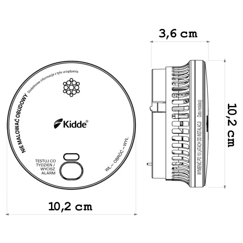 Detetor de fumo Kidde 2030-DSR