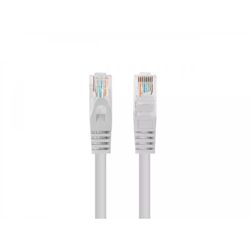 Cabo de rede LANBERG PCU5-10CC-0025-S Cat5e U/UTP RJ-45 — 0,25 m, Cinzento