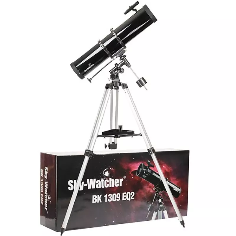 Telescópio refrator Skywatcher BK 1309 EQ2 — abertura 130 mm, distância focal 900 mm