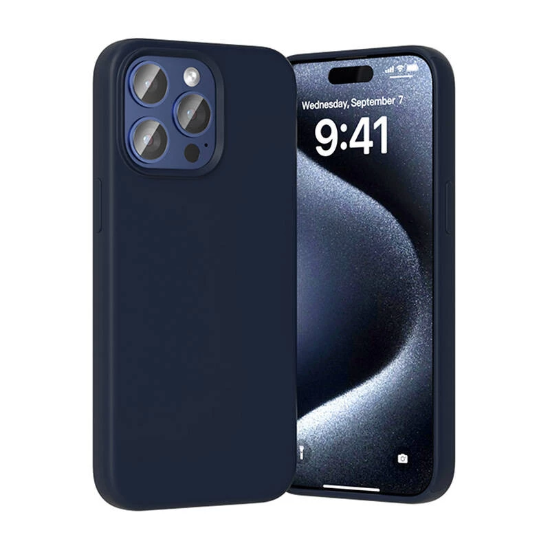 Capa protetora de silicone Vention KUFL0-40 para iPhone 15 Pro Max, azul