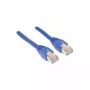 Wentronic Goobay Cabo de rede CAT 5e, SF/UTP, azul, 2 m - mistura de cobre CCA (68055)