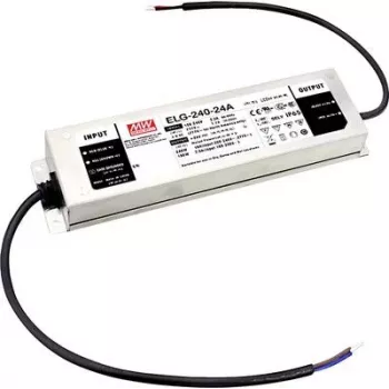 Driver LED MEAN WELL ELG-240-24-3Y potência de saída 240 W IP20