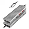 Hub LogiLink USB 3.2 Gen2 7+1 portas 2x USB-A 5x USB-C PD 100W alumínio