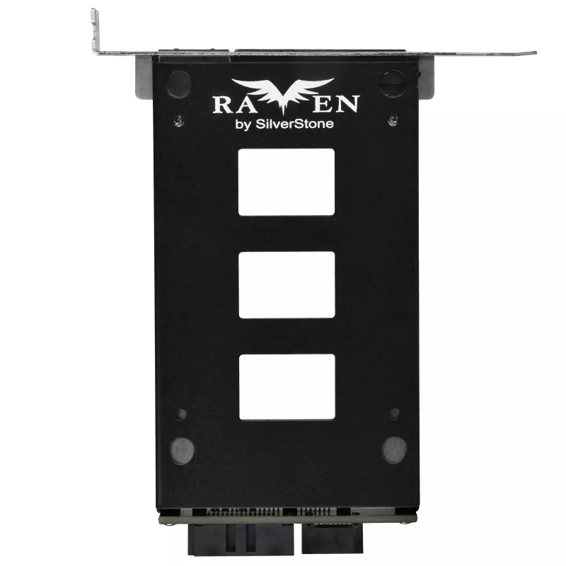 Caixa de montagem interna para disco rígido SILVERSTONE SST-EXB02 slot PCI para unidade de 2,5 polegadas
