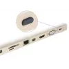Tampa de proteção para conector fêmea DeLOCK 64014 USB Type-C preto 10 unid.