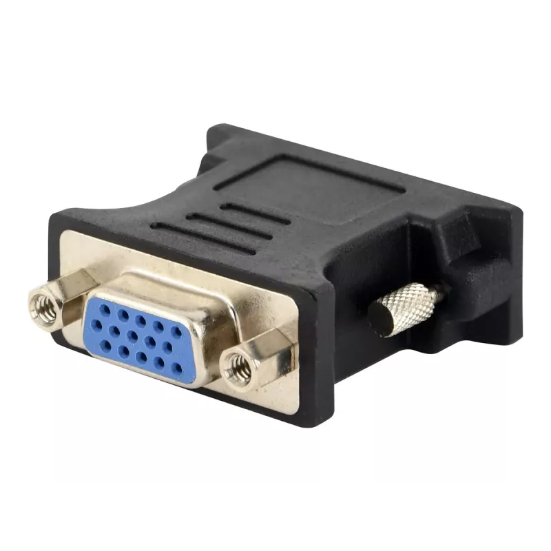 Adaptador DVI-A VGA 15 pinos Gembird A-DVI-VGA-BK