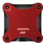 SSD externo ADATA SD620 1 TB, portátil USB 3.2 Gen 2 (Micro-USB B), velocidade de leitura 520 MB/s, velocidade de escrita 460 MB/s, resistente a choques, Vermelho