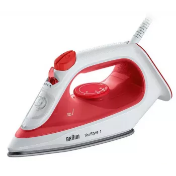 Ferro de engomar a vapor Braun SI 1019 RD base antiaderente 1900 W vermelho