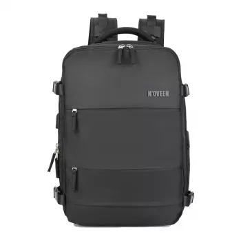 Mochila NOVEEN CTB400 unissexo 25 L, poliéster, 40×25×20 cm, preta
