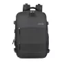 Mochila de viagem de cabine NOVEEN CTB400, 40x20x25 cm, preta