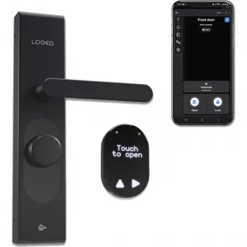 Fechadura eletrónica Shelly LOQED – Smart Lock, versão preta