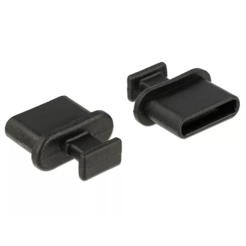 Tampa de proteção para conetor fêmea DeLOCK 64013 USB Type-C preto