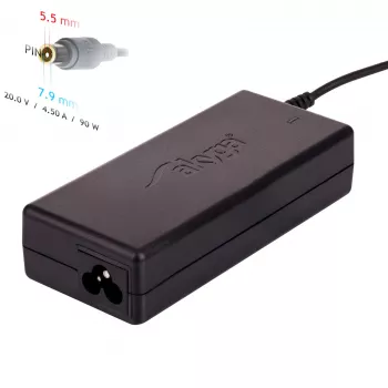 Fonte de alimentação para portátil Akyga AK-ND-18 para Lenovo, 90 W, 20 V / 4,5 A, 7,9 x 5,5 mm com pino