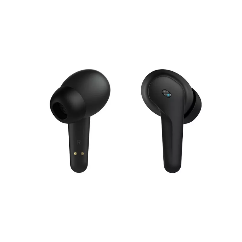 Headset in-ear TWS SAVIO TWS-12, Bluetooth 5.3, microfone integrado, preto