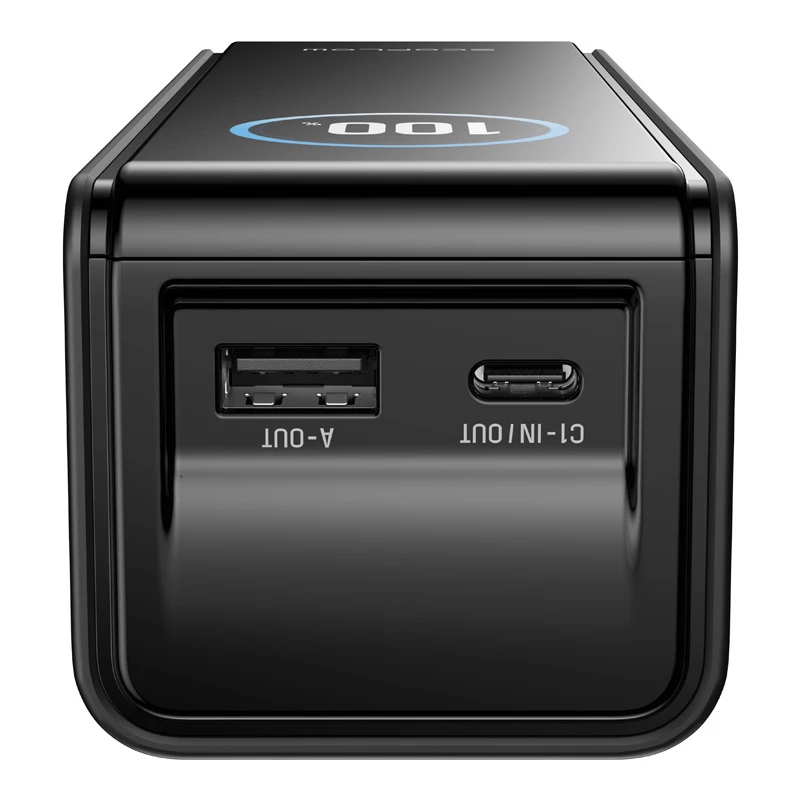Powerbank EcoFlow RAPID EF-RAPID25K140W-B-EU 25000 mAh, 3 portas (2×USB-C, 1×USB-A), preto
