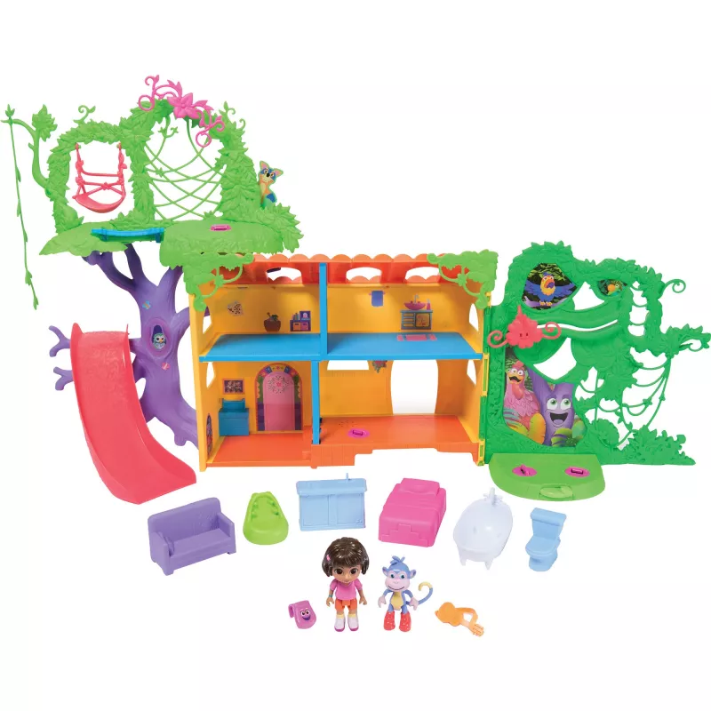 Conjunto de brincar Usorteret Dora The Explorer Casita conjunto de brincar para brincadeira imaginativa