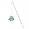 Vara de brincar para gatos ZOLUX Ethicat Owl, madeira, recheada com catnip, 40 cm