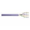 DIGITUS DK-1612-005/B cabo de ligação CAT 6 U/UTP, RJ45, AWG 26/7, PVC, 0,5 m, azul
