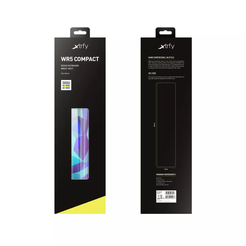 Apoio de pulso CHERRY XTRFY WR5 Compact Litus Resin 325x80x19mm