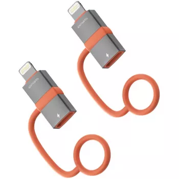 Adaptador USB-C para Lightning 4smarts 541522, 27W PD, pack de 2